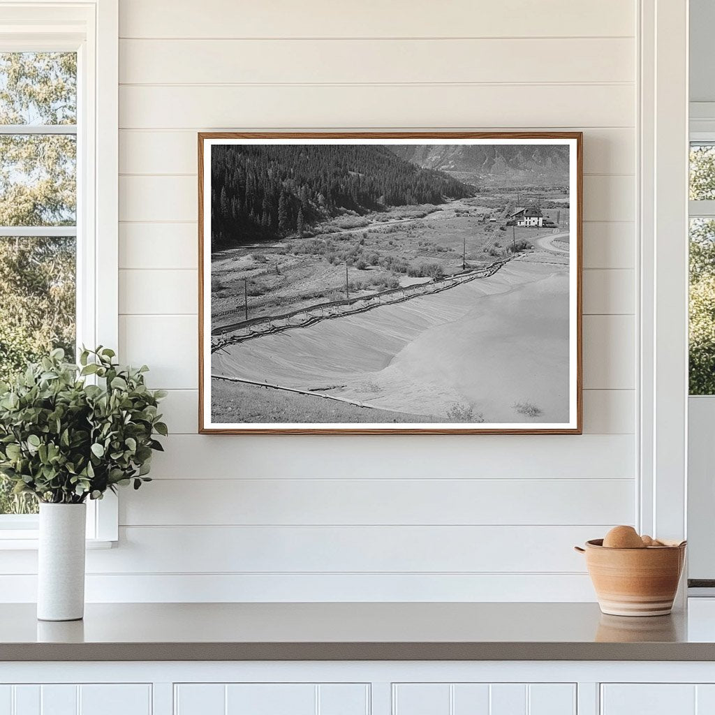 Tailing Pit of Gold Mine San Juan County Colorado 1940