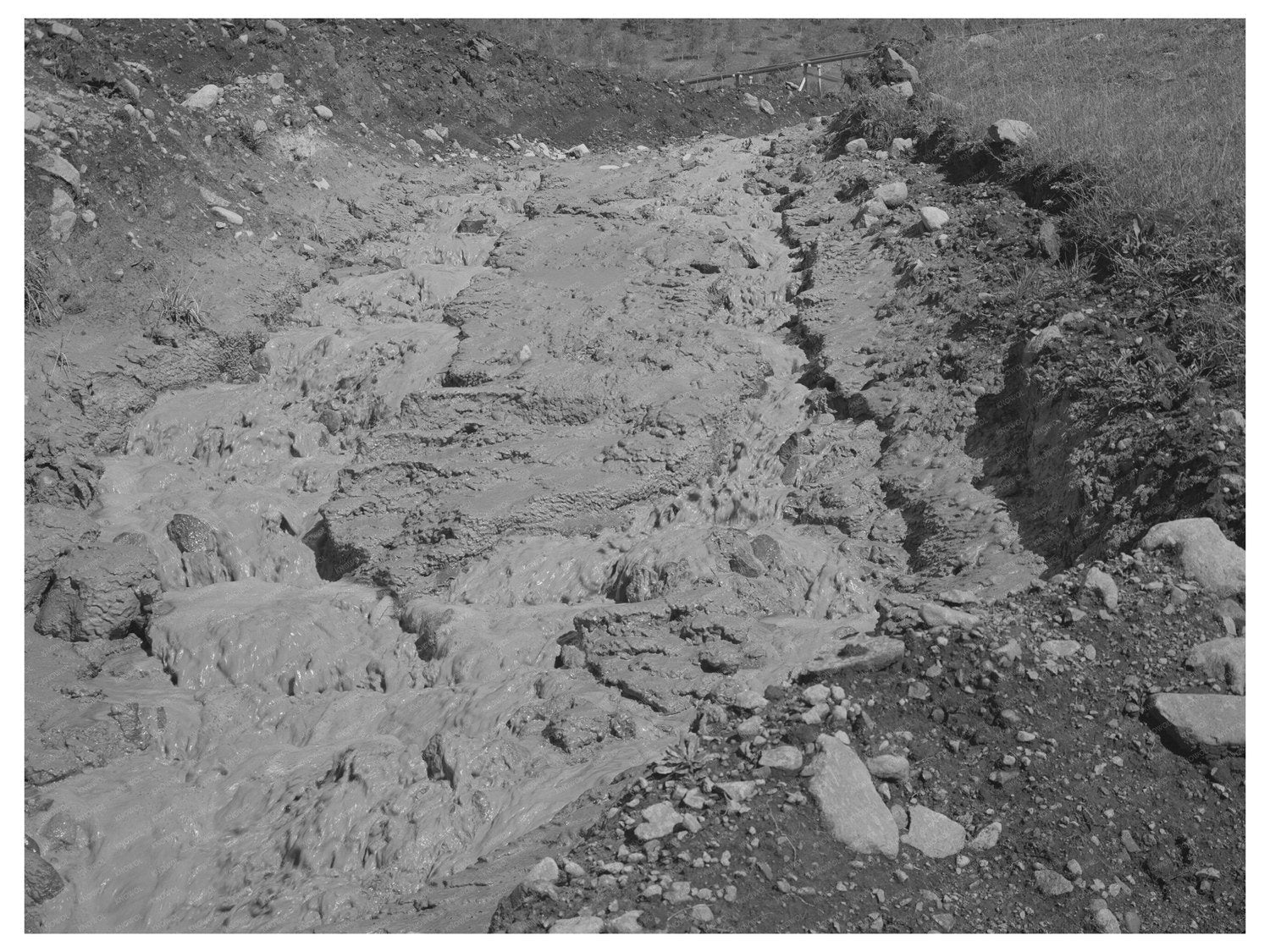 Gold Mill Tailings Stream San Juan County Colorado 1940
