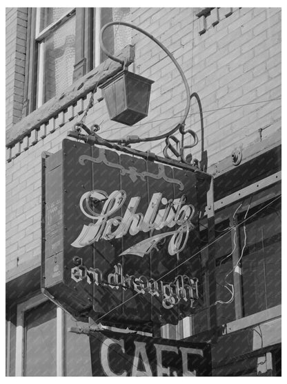 Vintage Café Sign Silverton Colorado September 1940