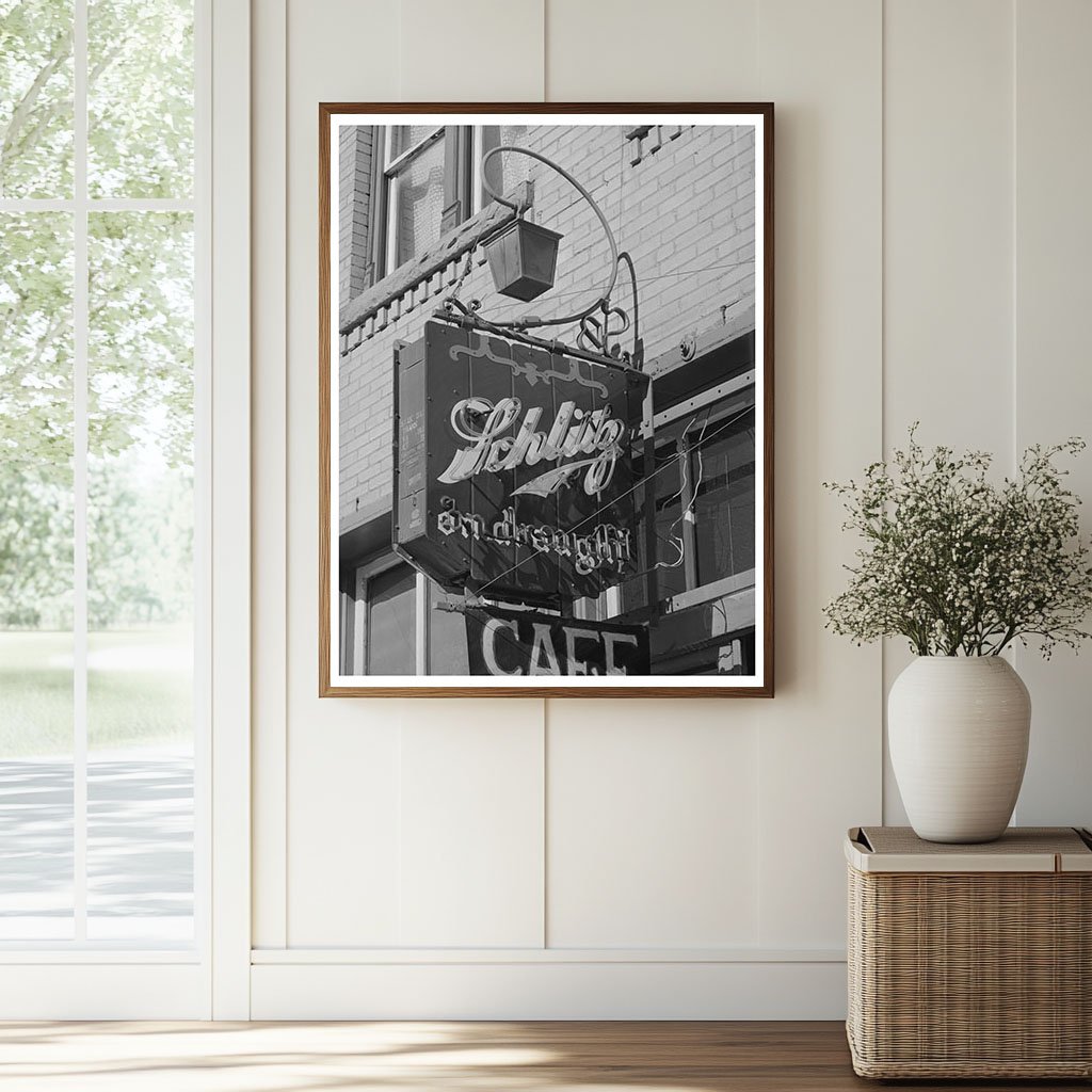 Vintage Café Sign Silverton Colorado September 1940