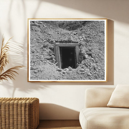 1940 Entrance to San Juan County Mine Tunnel Colorado