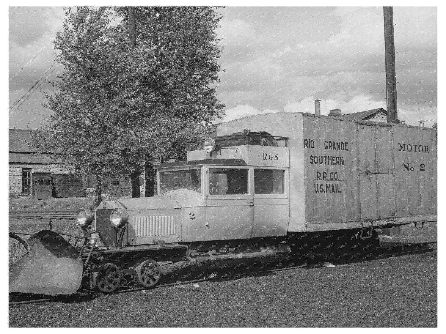 1940 Snow Plow Motor Locomotive in Durango Colorado