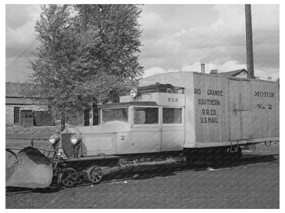 1940 Snow Plow Motor Locomotive in Durango Colorado
