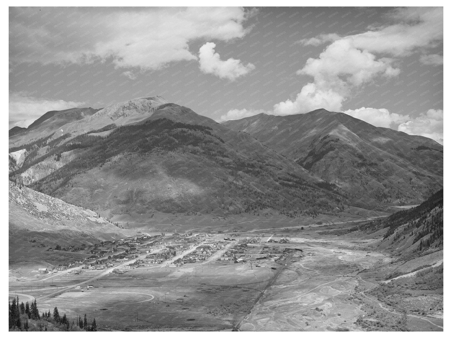 Silverton Colorado Vintage Image from September 1940