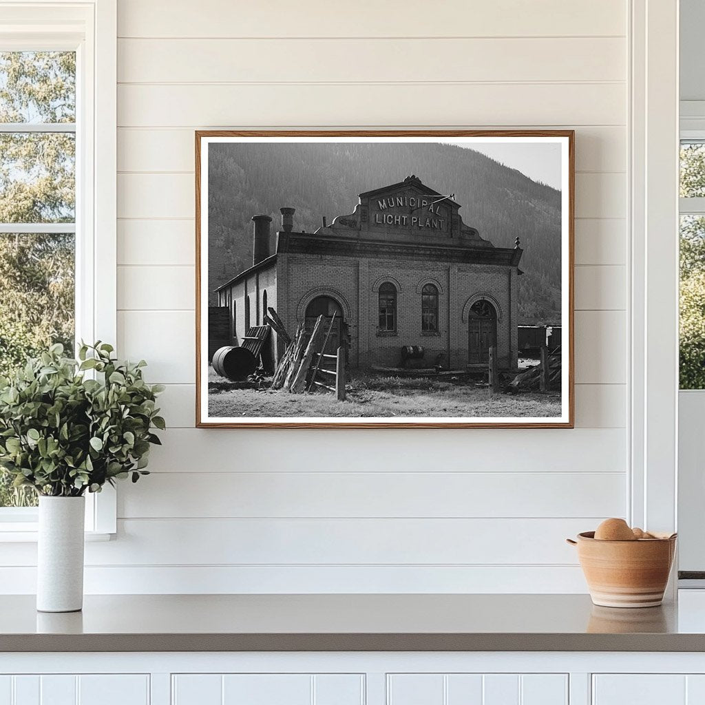 Light Plant in Silverton Colorado September 1940