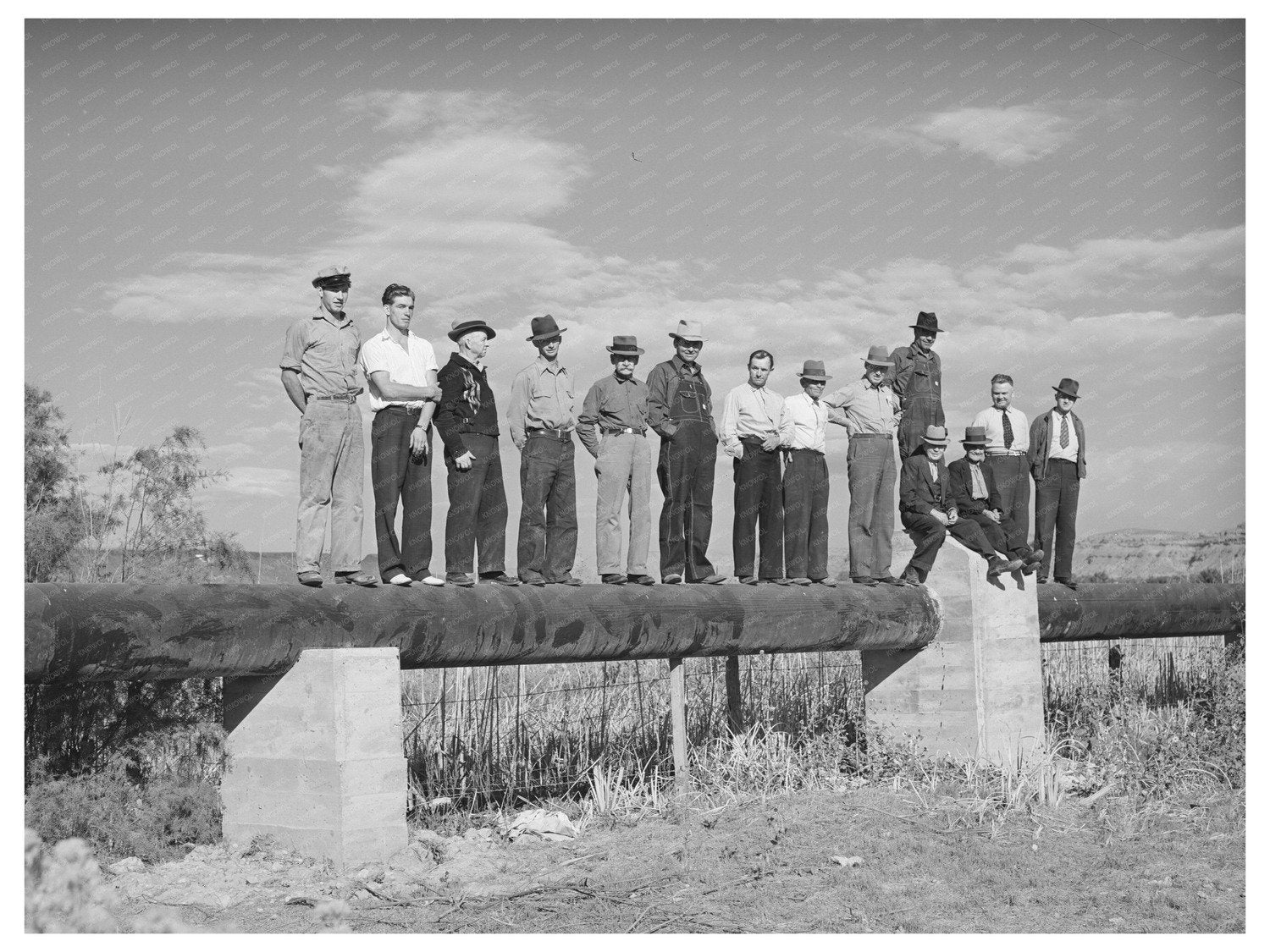 Farm Security Administration Irrigation Pipeline 1940