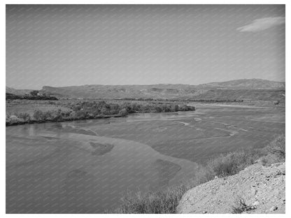 Virgin River Silted Bed Washington County Utah 1940