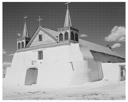 Roman Catholic Church Isleta New Mexico 1940