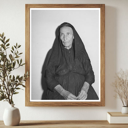 Elderly Spanish Woman in Concho Arizona 1940