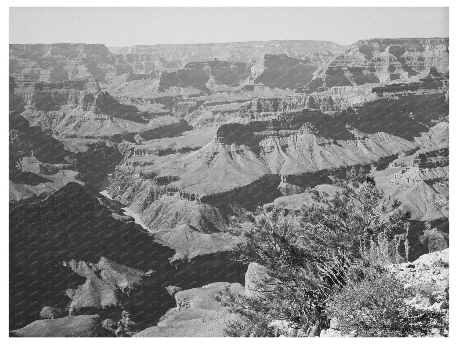 Grand Canyon Arizona October 1940 Historical Image