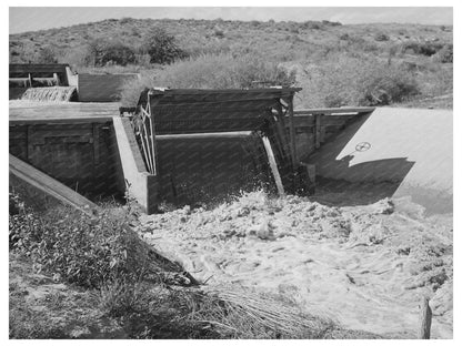 Irrigation Gate Canal Bernalillo County New Mexico 1940