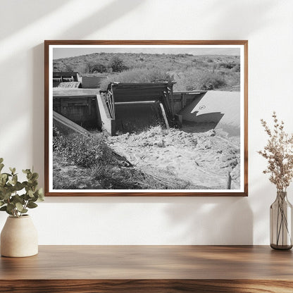 Irrigation Gate Canal Bernalillo County New Mexico 1940