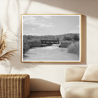 Bernalillo County Irrigation Canal New Mexico 1940