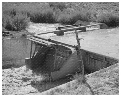 Water Diversion for Agriculture in New Mexico 1940