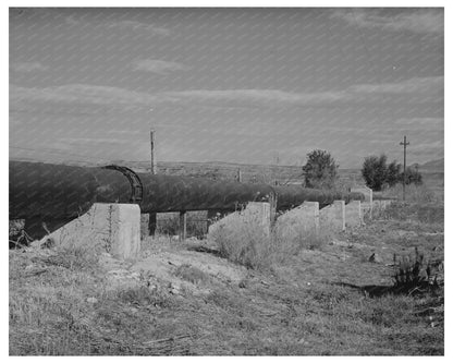 Pipeline of Farm Security Administration Irrigation Project 1940