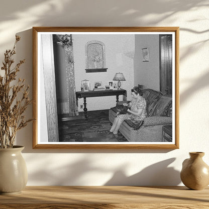 Mormon Farm Family Living Room Santa Clara Utah 1940