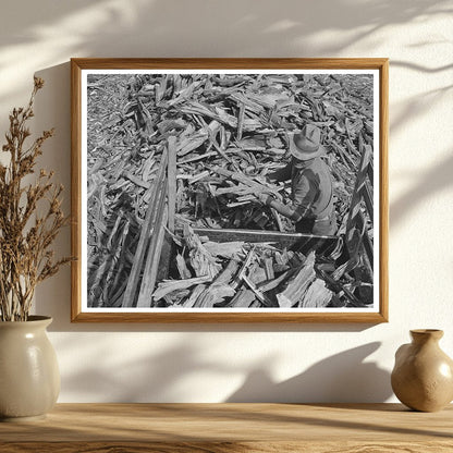 Concho Arizona Wood Loading Scene October 1940