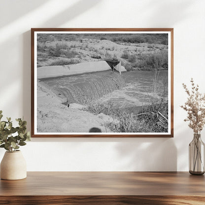 Irrigation Canal in Bernalillo County New Mexico 1940