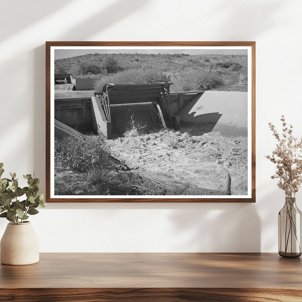 Irrigation Canal in Bernalillo New Mexico 1940