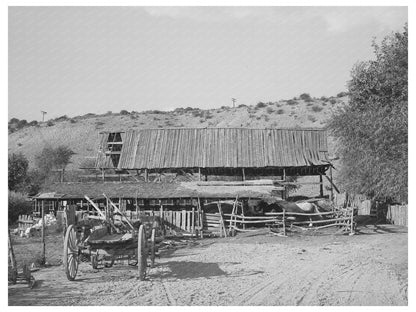 1940 Vintage Barn in Santa Clara Utah Agricultural Landscape