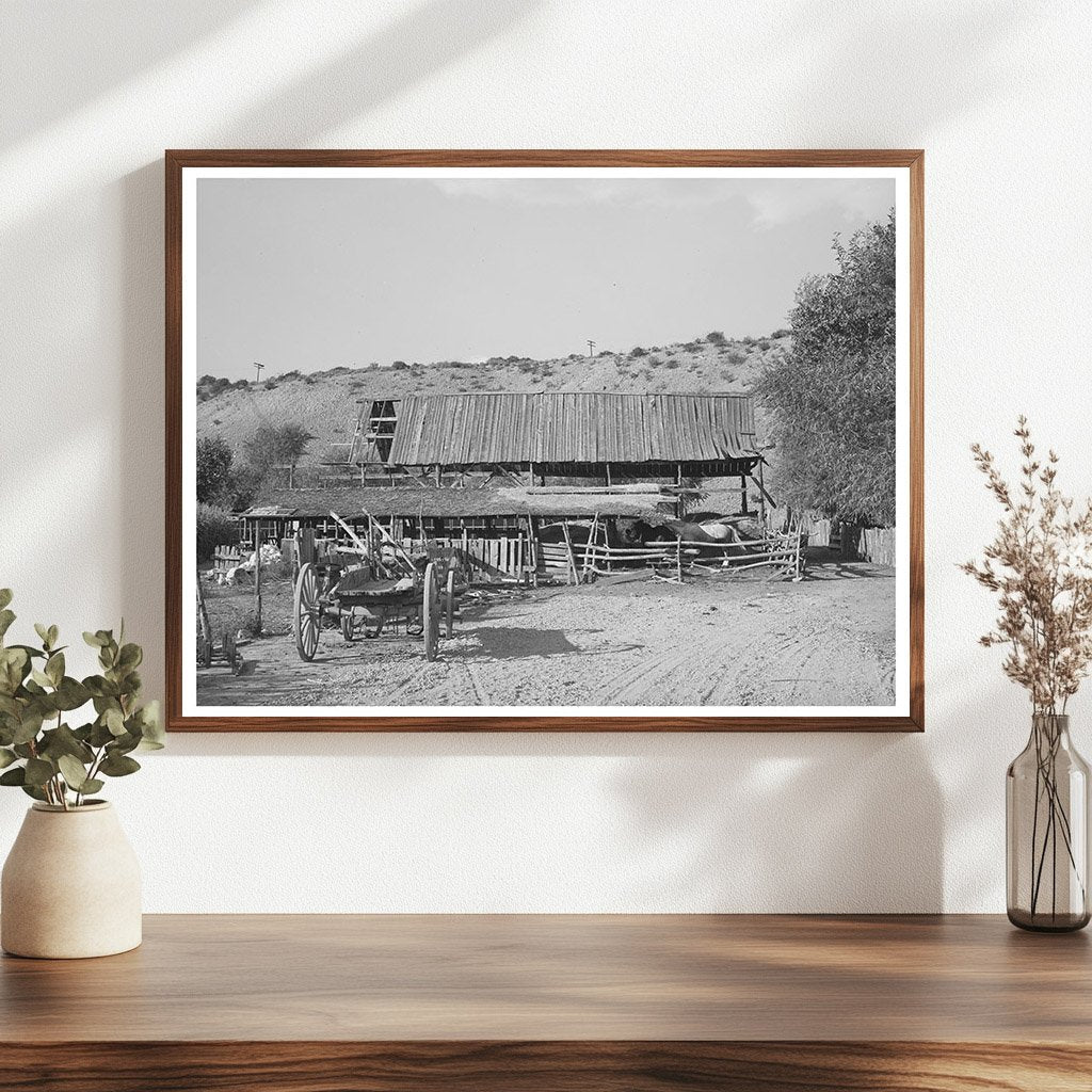 1940 Vintage Barn in Santa Clara Utah Agricultural Landscape