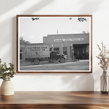 Santa Clara Utah Produce Warehouse October 1940 Photo