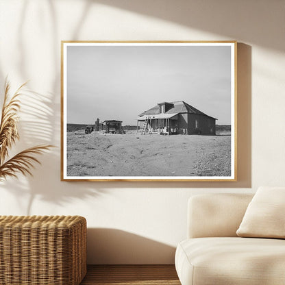 Farmstead in Concho Arizona 1940 Vintage Photograph