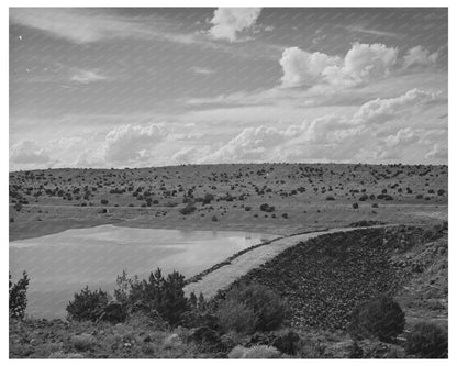 Concho Arizona Main Dam Vintage Image 1940