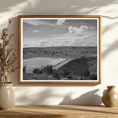 Concho Arizona Main Dam Vintage Image 1940