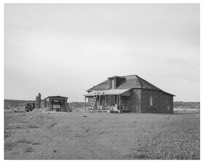 Farmstead in Concho Arizona October 1940 Historical Photo