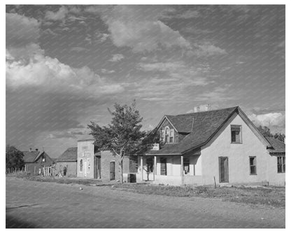 Main Street Concho Arizona October 1940 Vintage Image