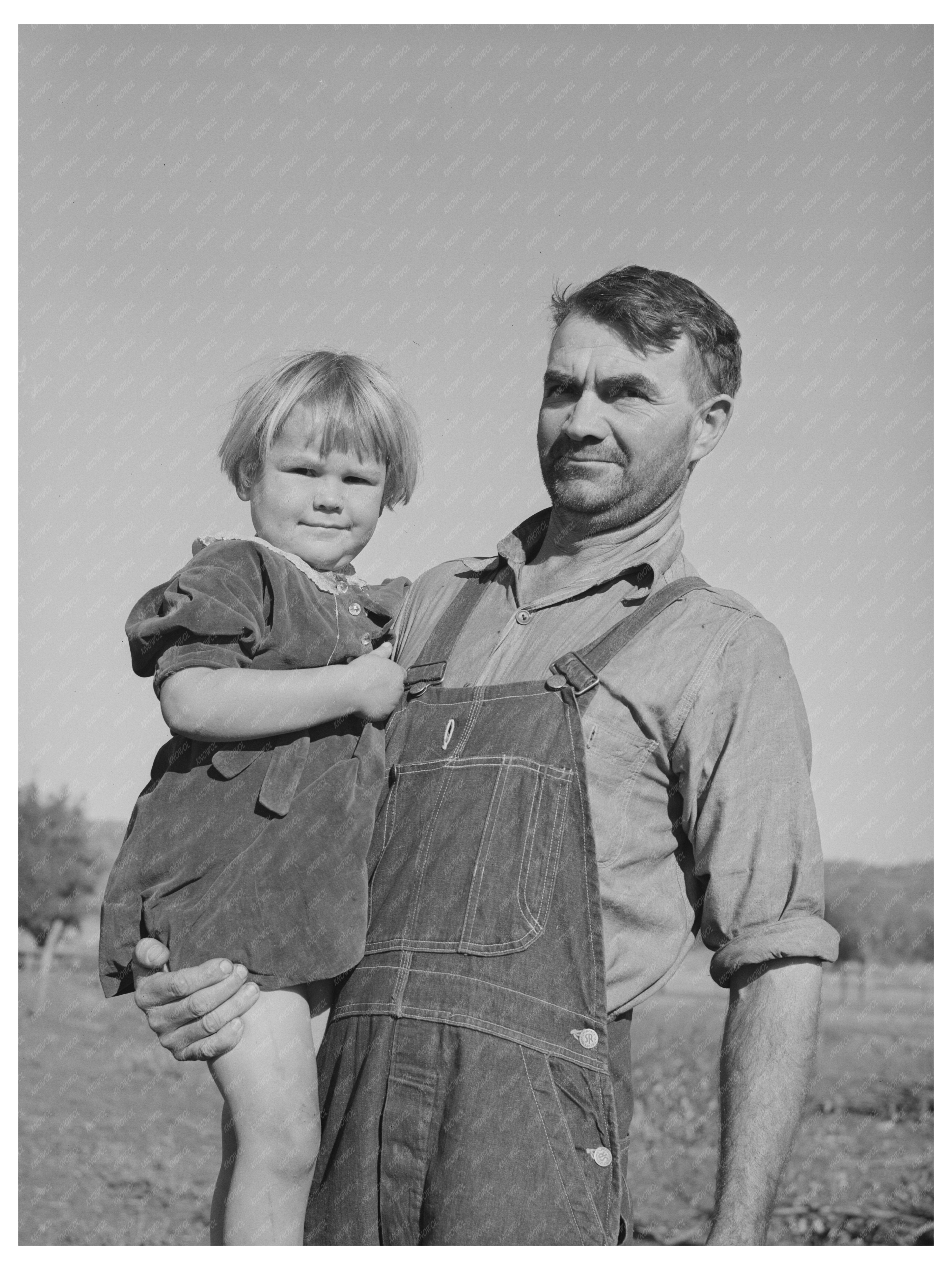 John Frost and Daughter in Tehama County 1940