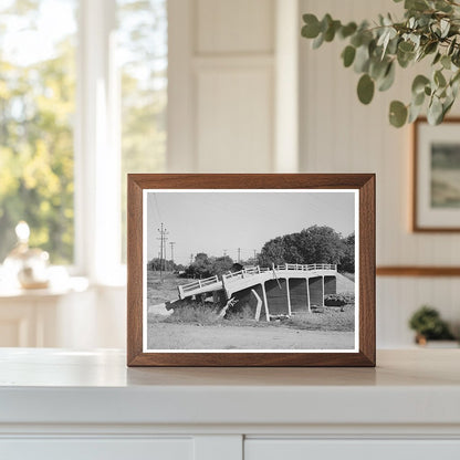 1940 Tehama County Bridge Flood Damage Sacramento River