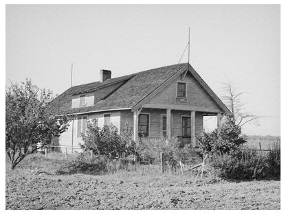Elof Hansen Farm Home Yuba County California 1940 Photo