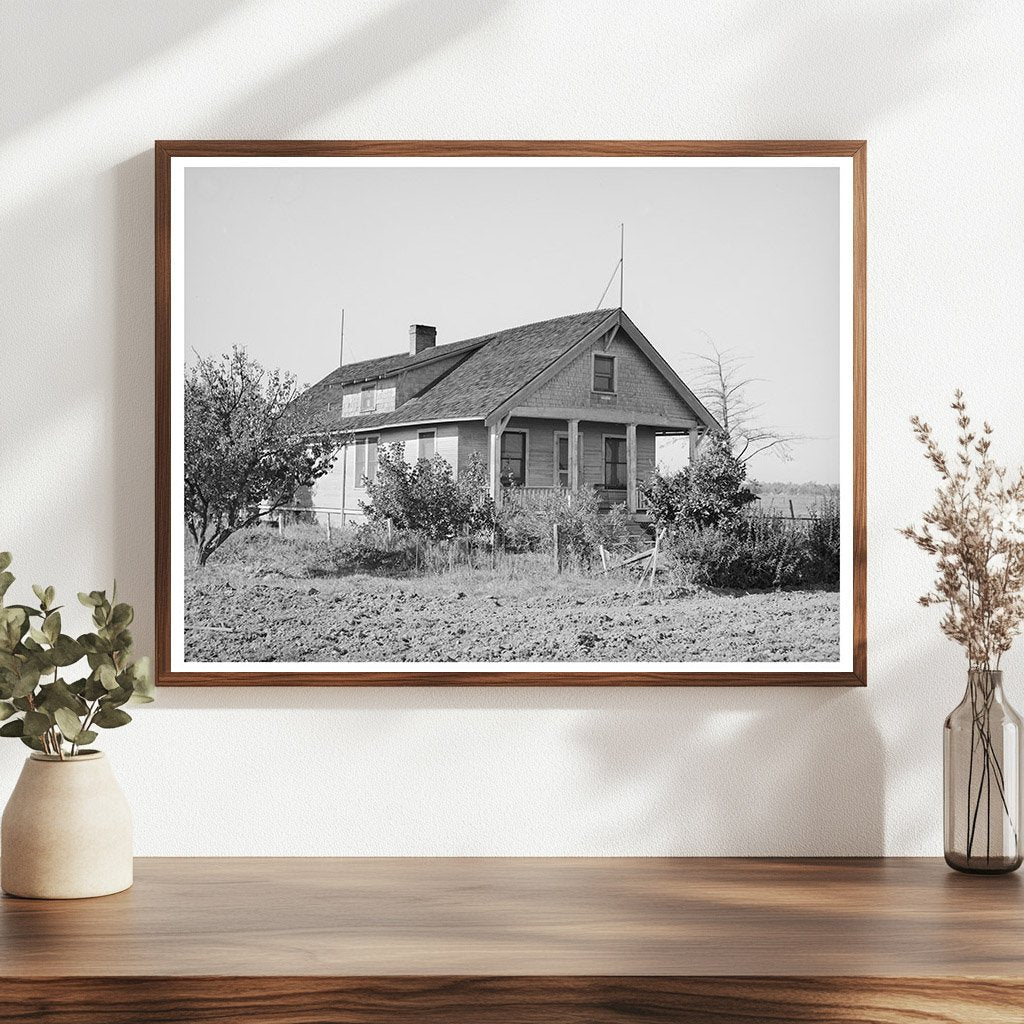 Elof Hansen Farm Home Yuba County California 1940 Photo