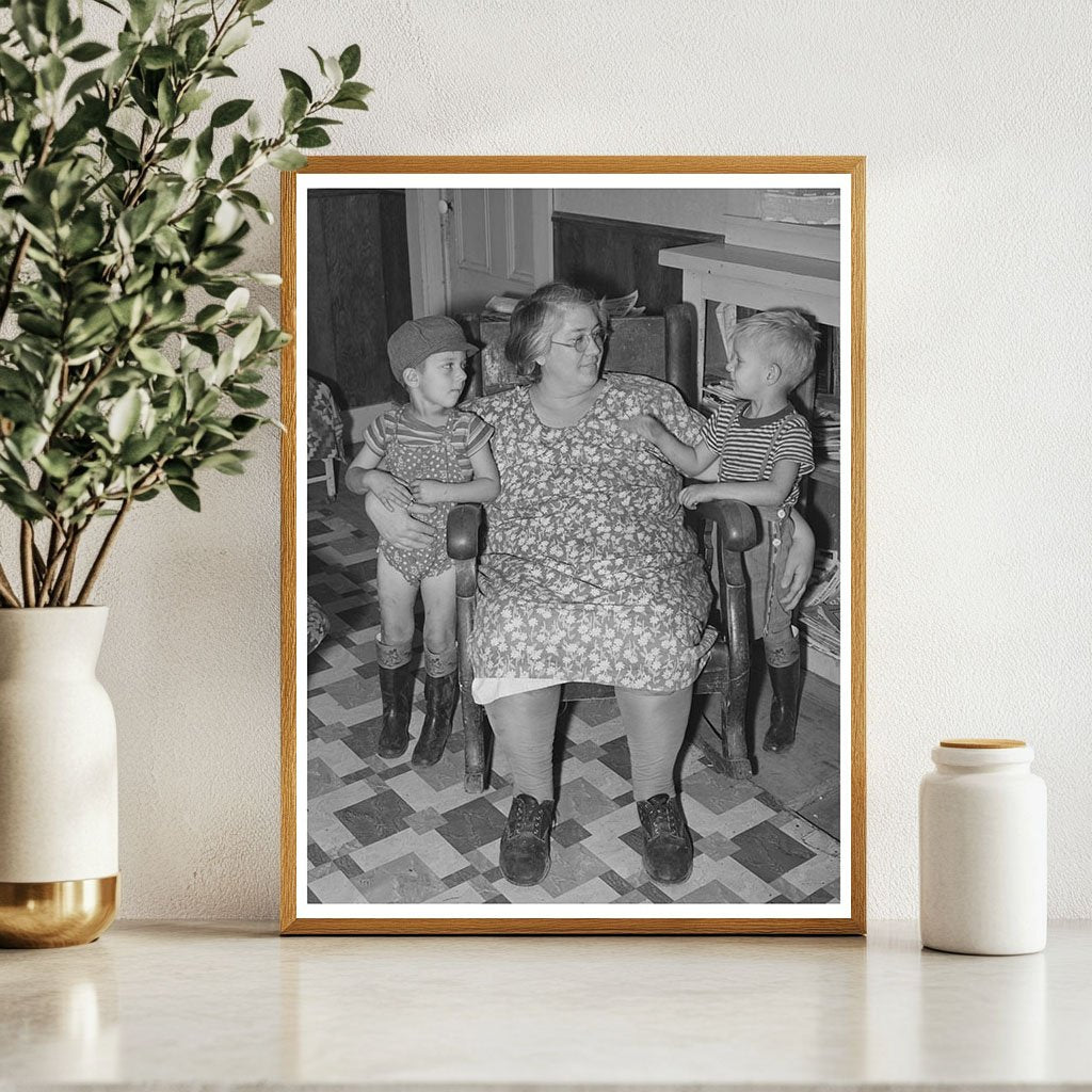 Family at Farm Home in Tehama County 1940