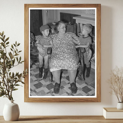 Family at Farm Home in Tehama County 1940