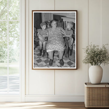 Family at Farm Home in Tehama County 1940