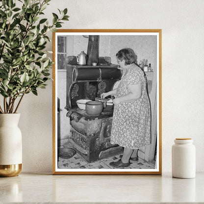 Cooking Lunch in Tehama County California November 1940