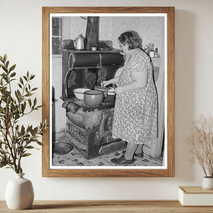 Cooking Lunch in Tehama County California November 1940