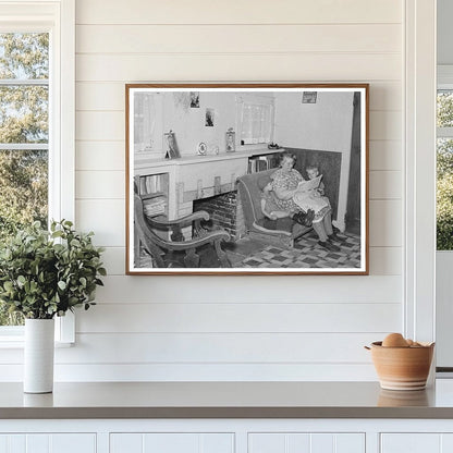 Living Room of Jo Webster Tehama County California 1940