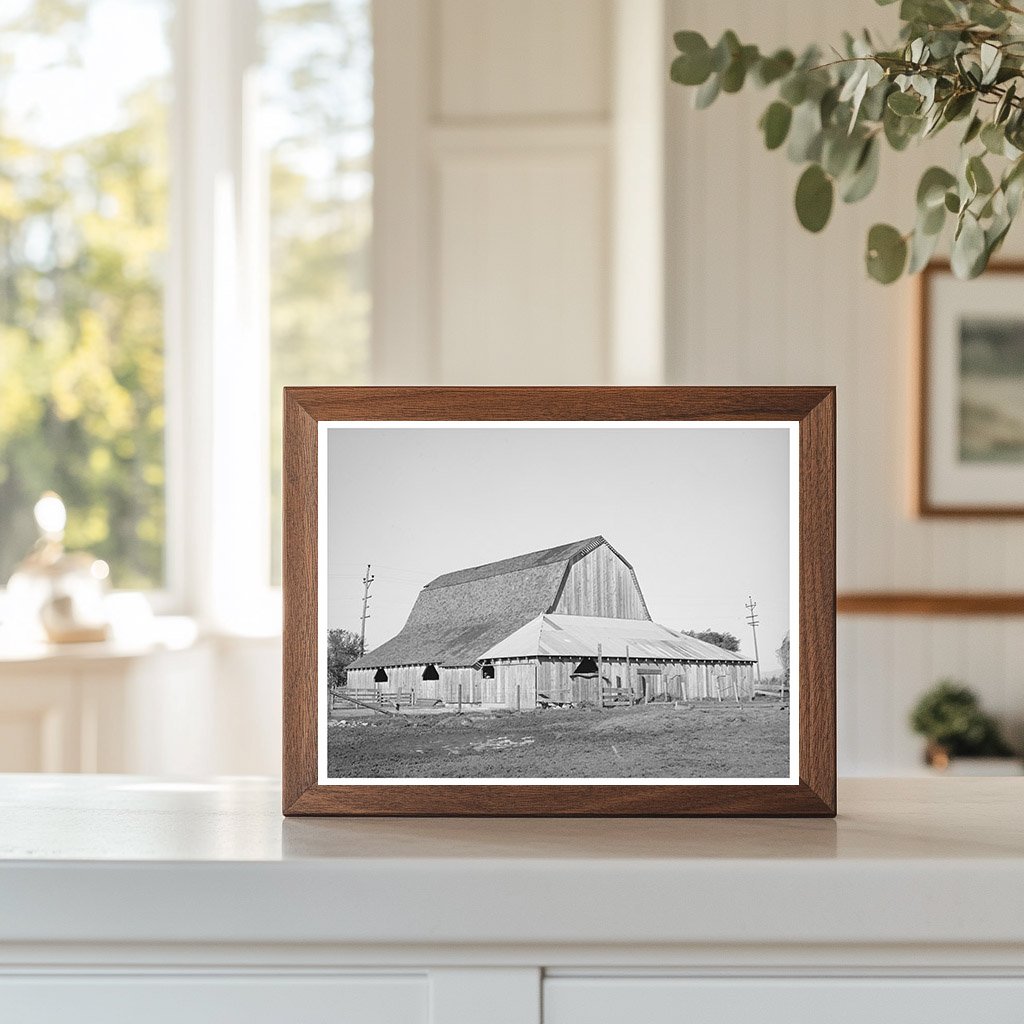 Carl Rubels Dairy Farm Barn Yuba County California 1940