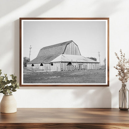 Carl Rubels Dairy Farm Barn Yuba County California 1940