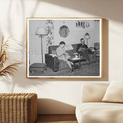 1940 Vintage Living Room of Yuba County Farmer