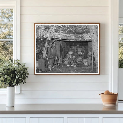 Interior of Perry Warners Farm Shed California 1940