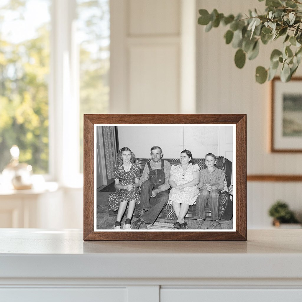 Schmidt Family at Mineral King Farm California 1940