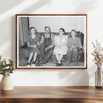 Schmidt Family at Mineral King Farm California 1940