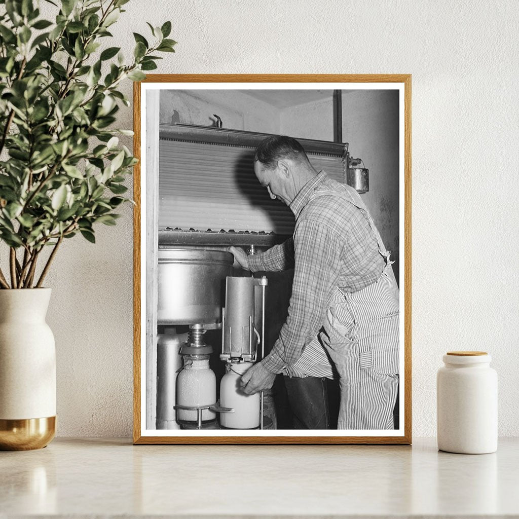 Bottling Milk at Mineral King Farm Tulare County 1940