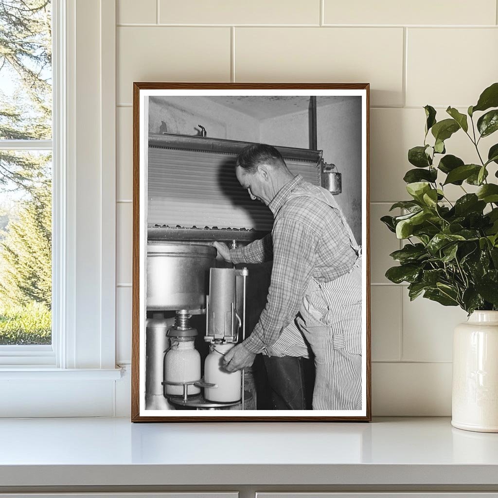 Milk Bottling at Mineral King Cooperative Farm 1940