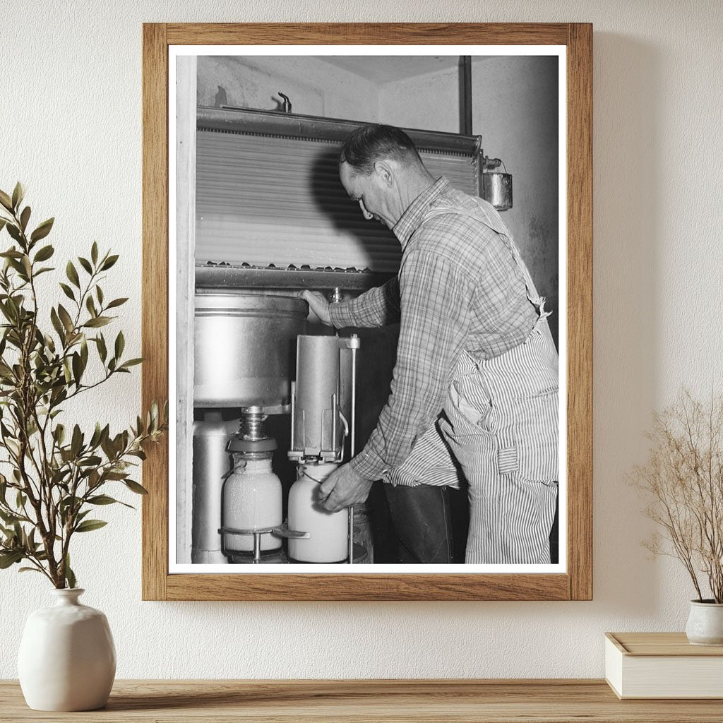 Bottling Milk at Mineral King Farm Tulare County 1940